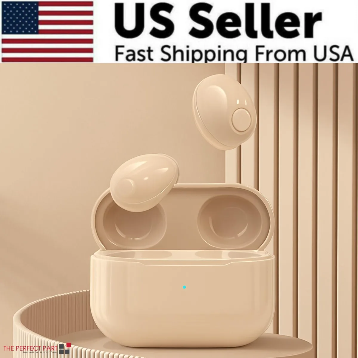 The Perfect Part The Perfect Part Mini Earbuds Invisible Sleep Bluetooth 5.2 Flesh — product photo
