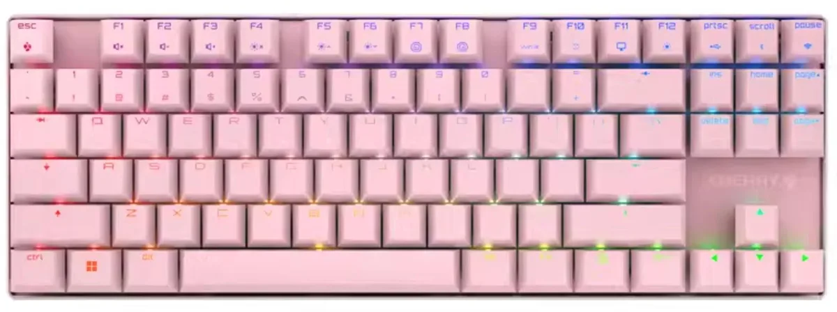 Cherry Cherry MX 8.2 TKL Wireless Gaming Keyboard Pink — product photo