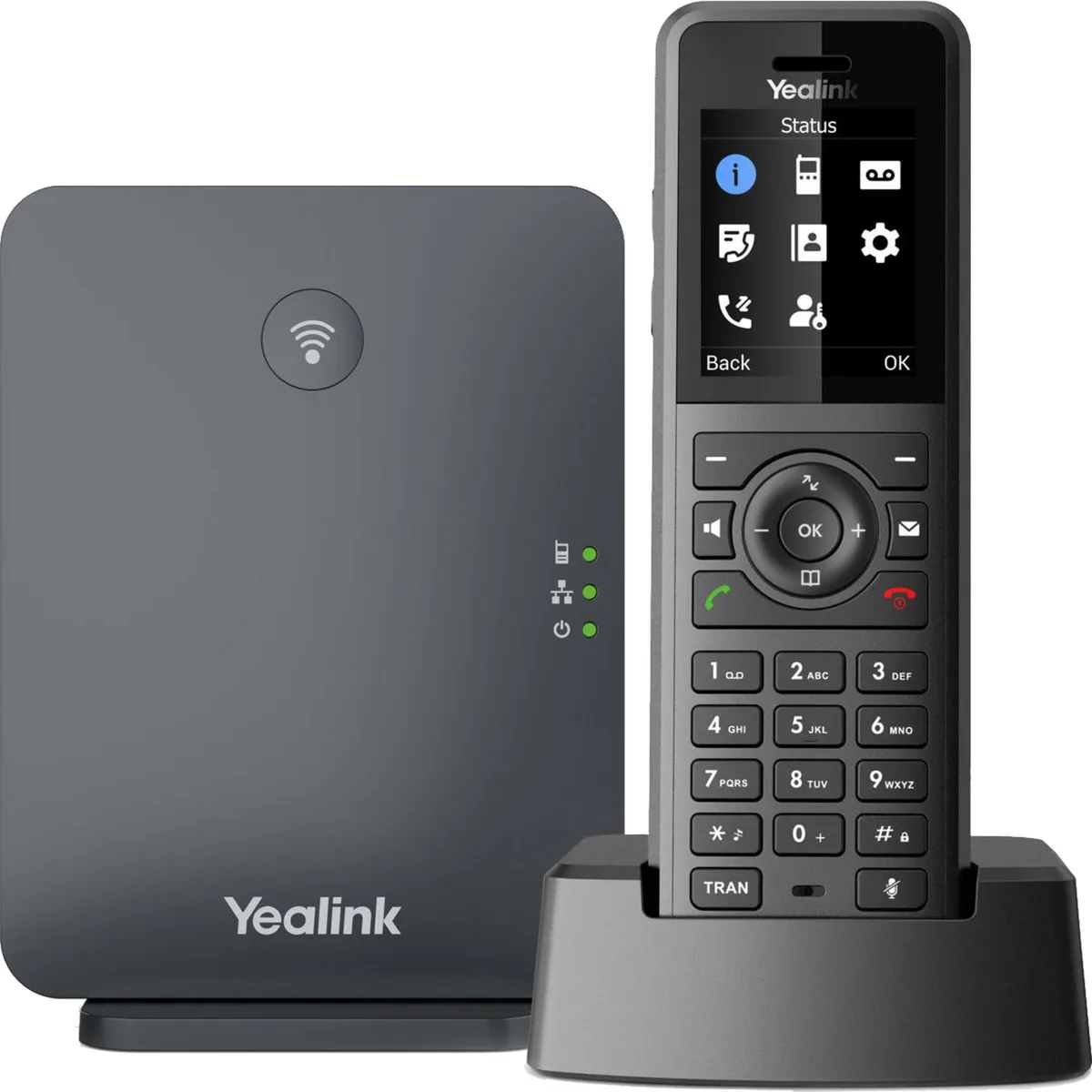 Yealink Network Technology Co., Ltd Yealink W77P DECT Telephone Black 1302027 — product photo