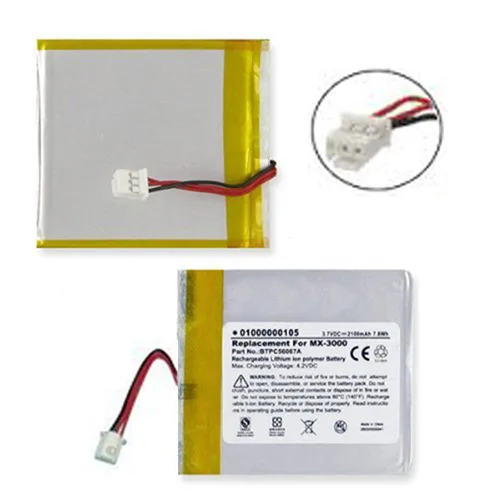 MPF Products MPF Products BTPC56067A 3.7V 2100mAh Battery for URC MX-3000 & MX-3000i — product photo