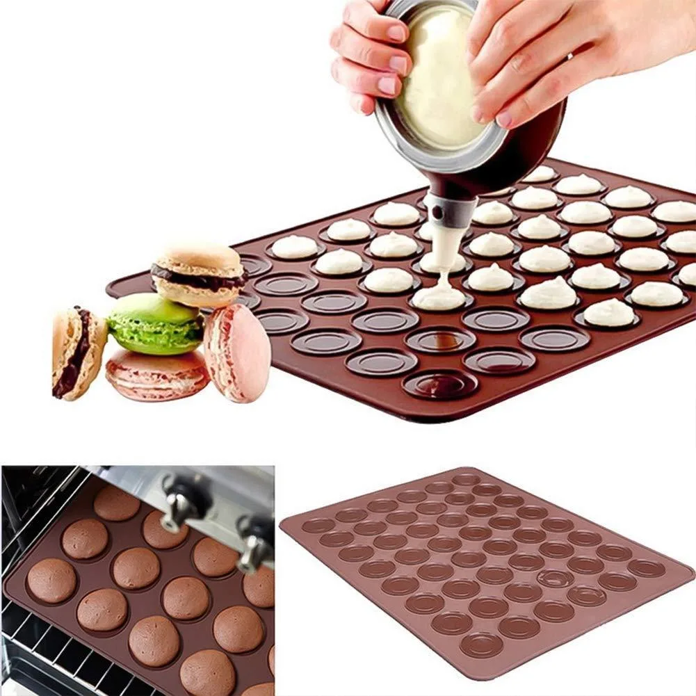 XSWNGXX 48-Hole Macaron Kit with Piping Pot and 4 Nozzles — product photo