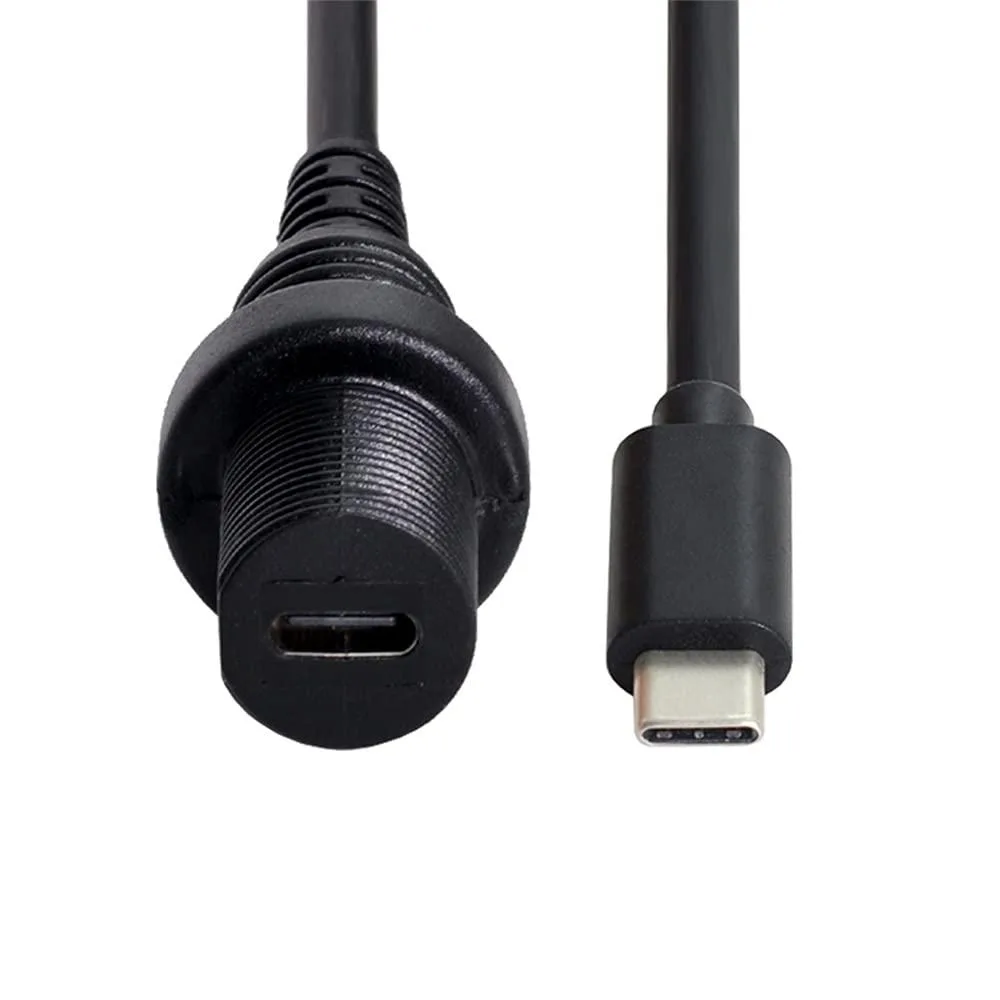 Fervit Fervit USB-C 3.1 Waterproof Flush Mount Extension Cable 100cm — product photo