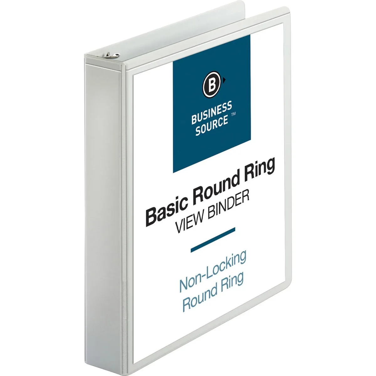 Business Source Business Source 9955 View Binder 1-1/2" White 350 Sheets — product photo