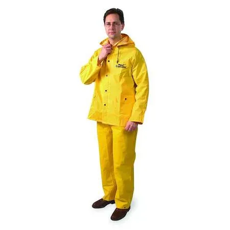 Condor Condor 6AL66 3-Piece Rainsuit Yellow 3XL traffic safety equipment — product photo