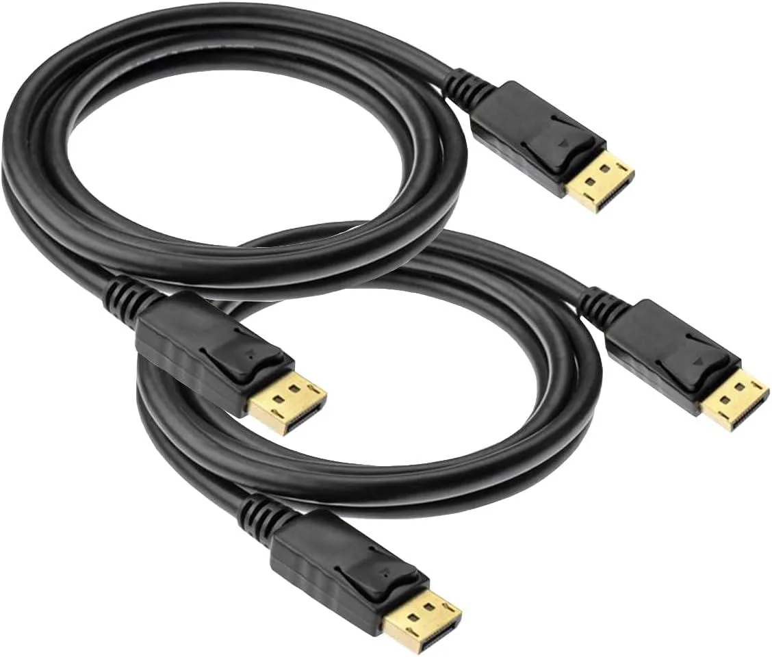 Chopmate Chopmate DisplayPort cable 6 ft 4K 60 Hz 2 pack — product photo