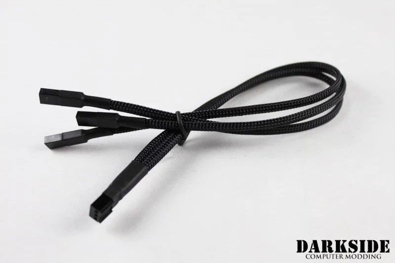 Darkside Computer Modding Darkside Computer Modding CONNECT 3-Way Type 10 12" internal power cable — product photo