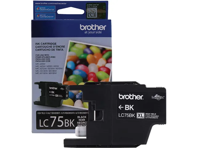 Brother Brother LC75BKS Black Ink Cartridge 600 Pages — product photo