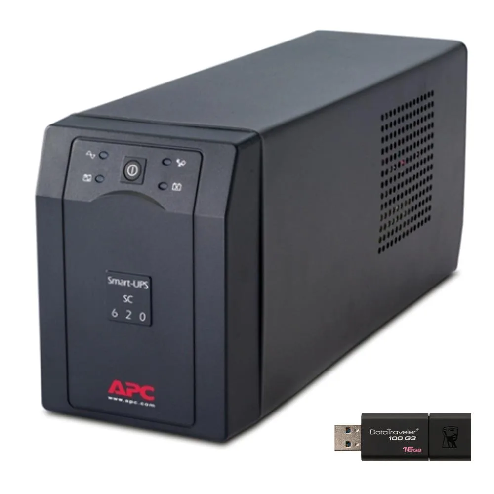 APC APC Smart-UPS SC620 Tower UPS 620VA 390W with 16GB USB 3.0 Drive — product photo