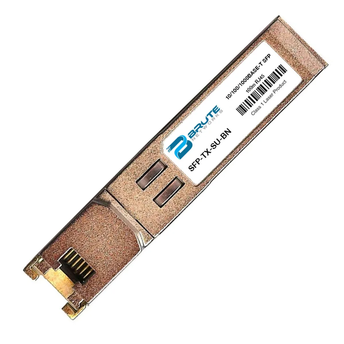Brute Networks Brute Networks SFP-TX 10/100/1000BASE-T 100m SFP transceiver — product photo