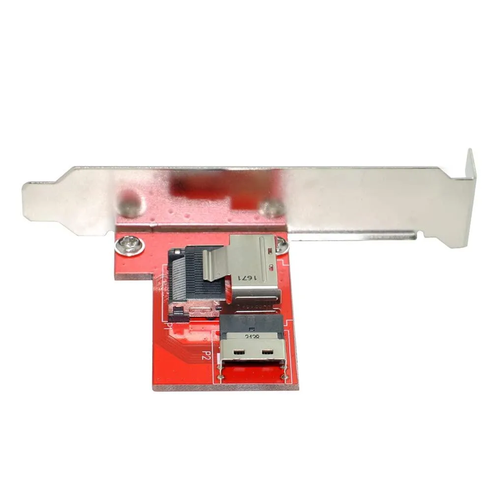 LORDWORLD LORDWORLD PCIe 4.0 SFF-8654 to SFF-8087 Adapter with Bracket — product photo