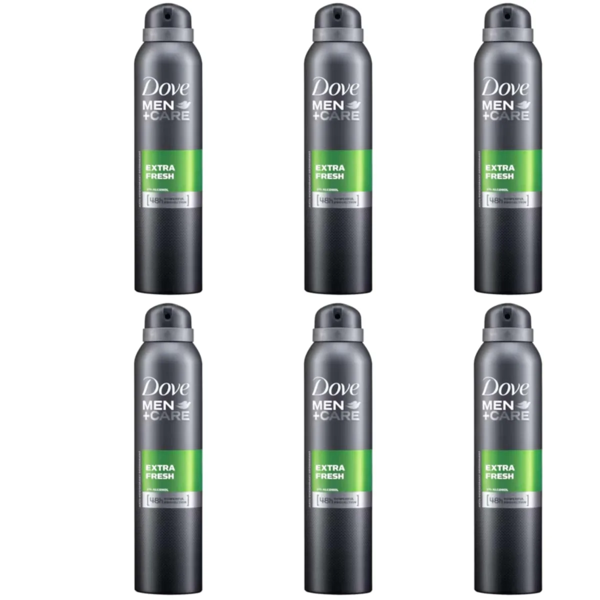 Dove Dove Extra Fresh Antiperspirant Dry Spray 150 ml 6-Pack skin care — product photo