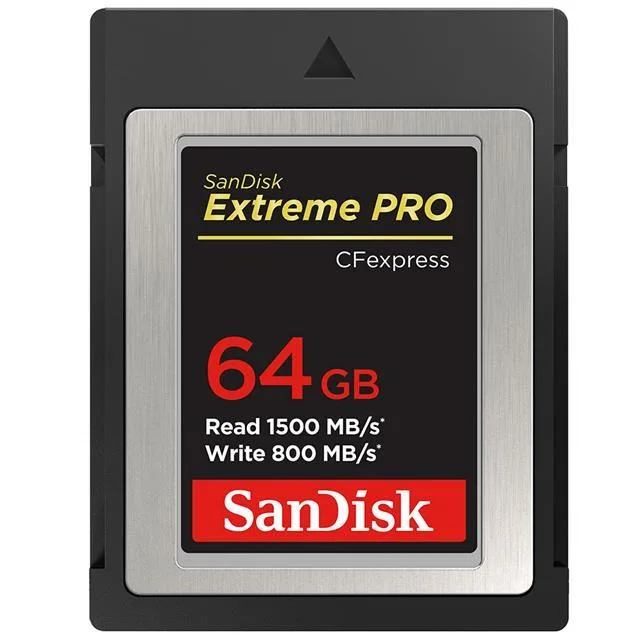 SanDisk SanDisk Extreme Pro CFexpress Type B 64GB 1700MB/s 1400MB/s — product photo