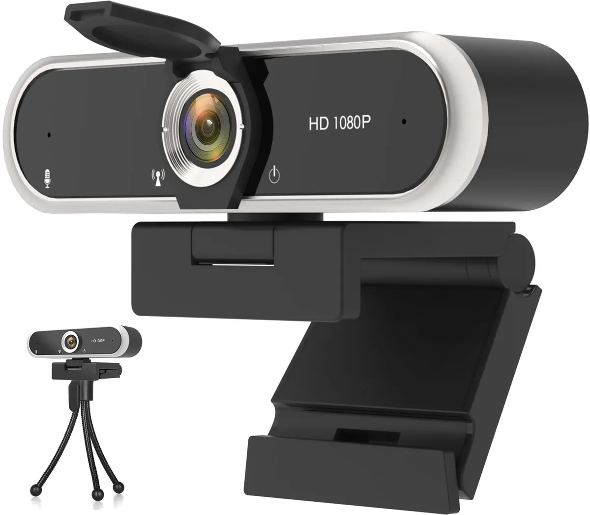  NIVEOLI 10804K 1080p 30fps USB 2.0 Webcam with Privacy Cover — product photo