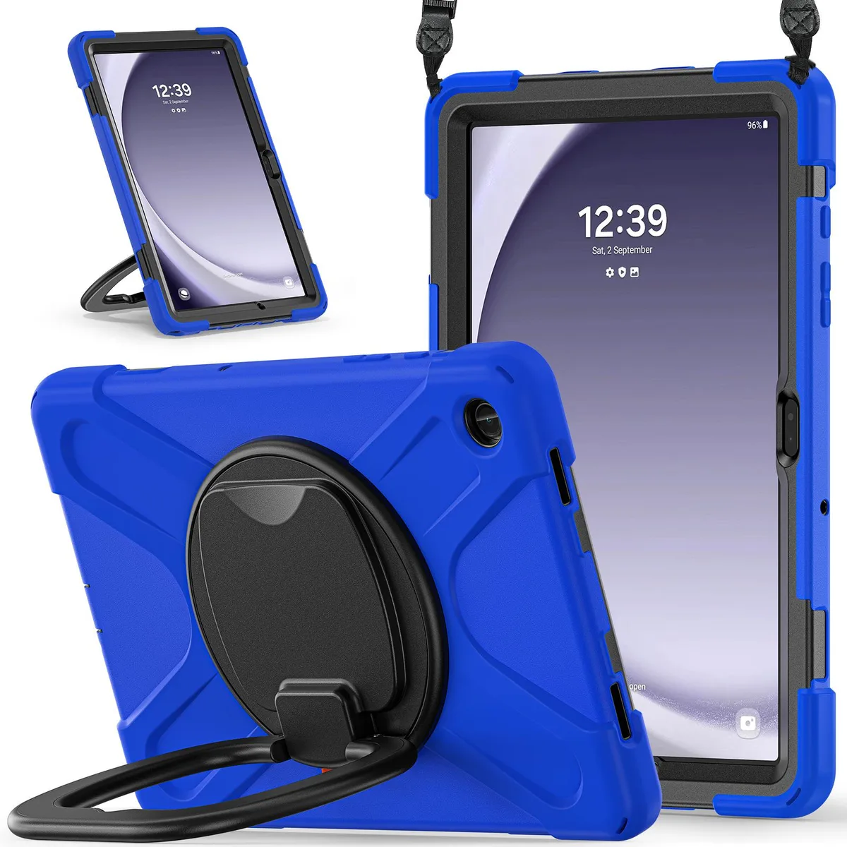 BONAEVER BONAEVER SM-X210/X216/X218 laptop case 11 inch 2023 Blue 360° Rotating Stand Shoulder Strap — product photo