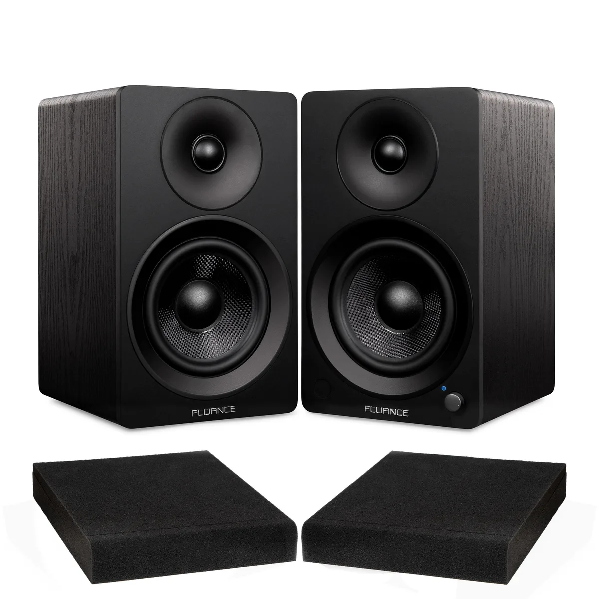 Fluance Fluance Ai41 Black Ash 2.0 Bookshelf Speakers 90W 5" Bluetooth 5.0 — product photo