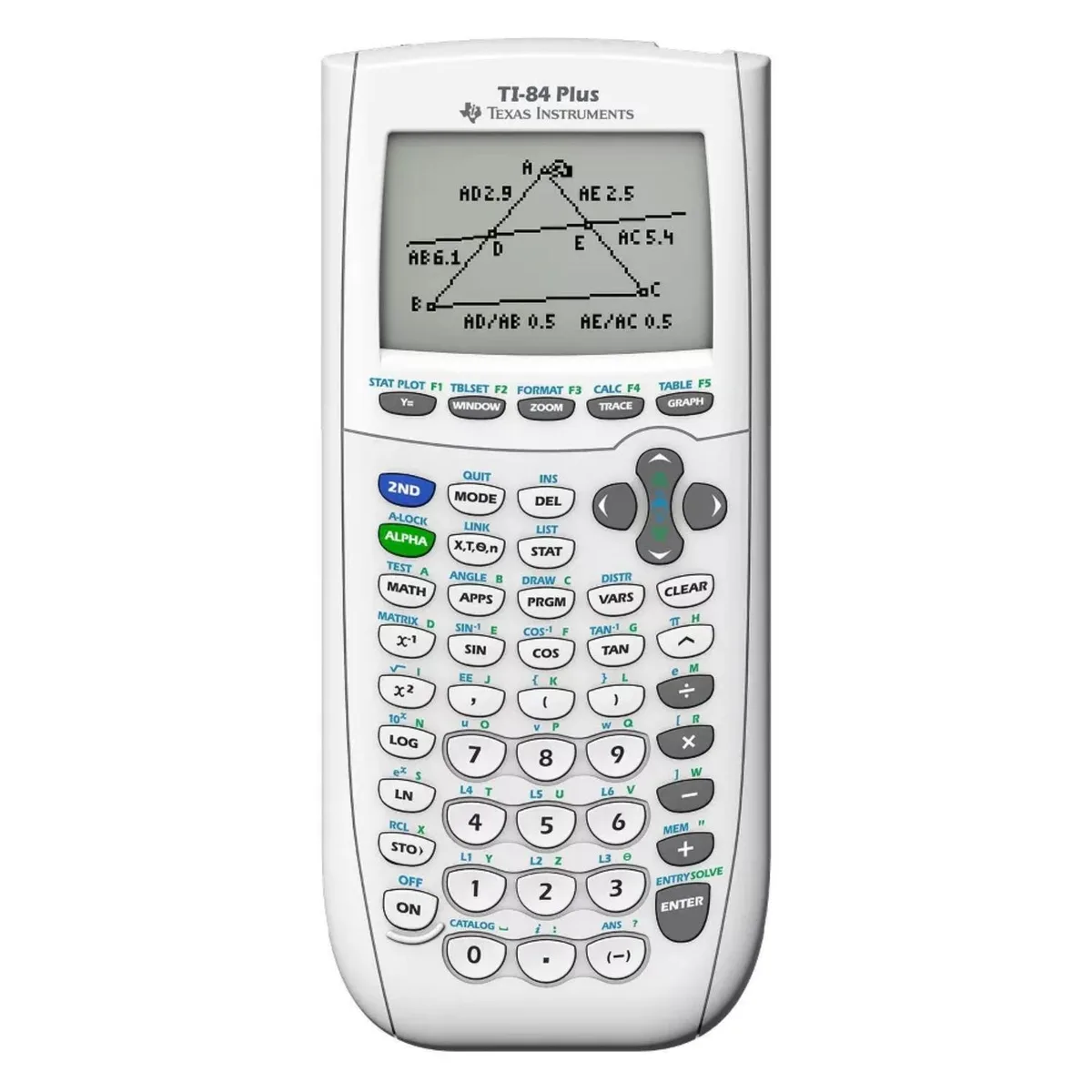 Texas Instruments Texas Instruments TI-84 Plus CE Graphing Calculator White — product photo
