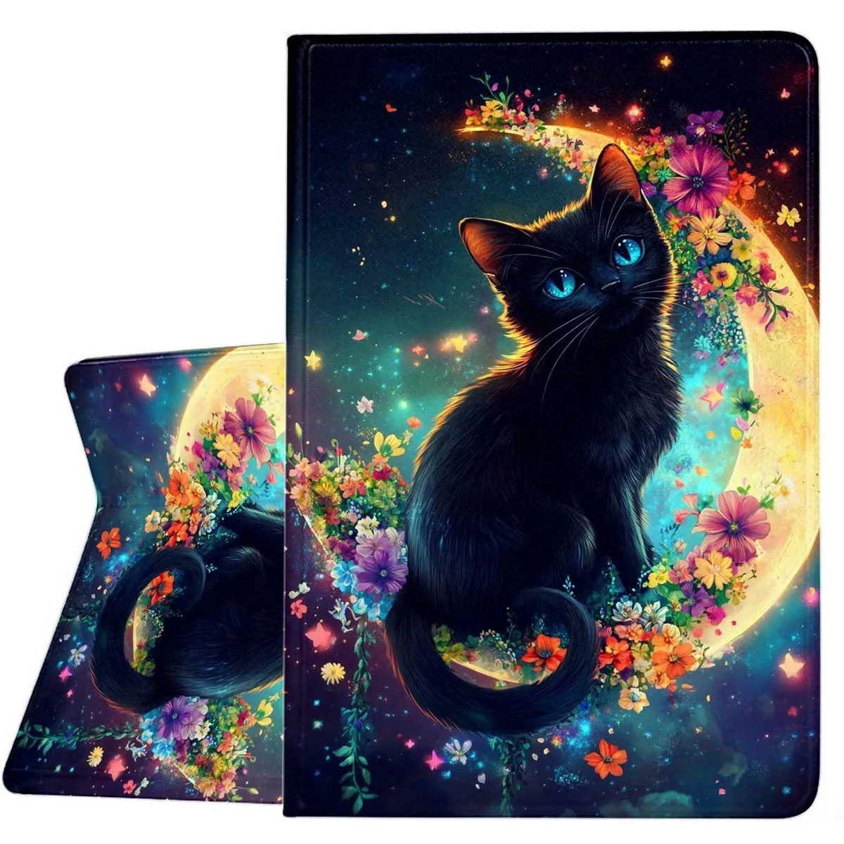 BoYata BoYata 9.7 inch iPad Case Cat and Moon 2 in 1 accessory — product photo