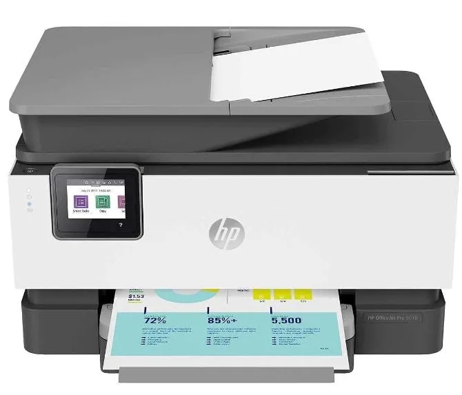 HP HP OfficeJet Pro 9018 3UK84A All-in-One Printer White/Gray — product photo