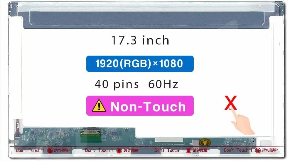 NUOLAISUN NUOLAISUN N173HGE-L11 17.3" FHD 1920x1080 40-pin laptop screen — product photo