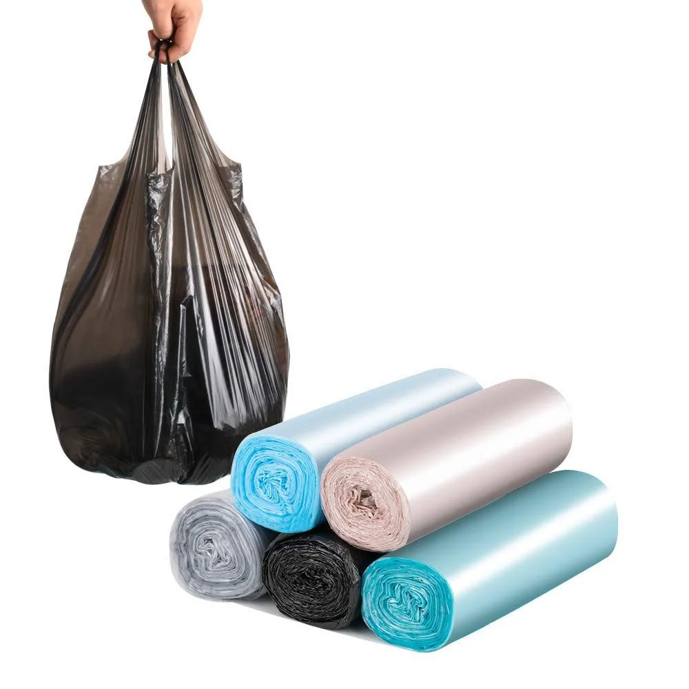 SWIHELP 4 Gallon Handle Trash Bags 100 Count 15L — product photo