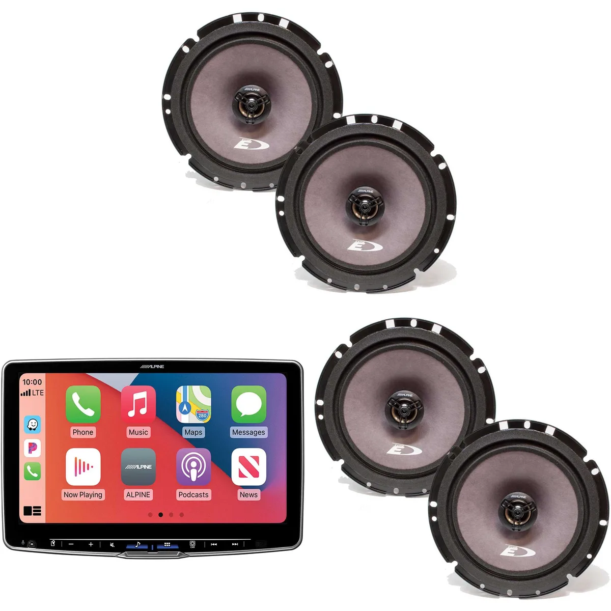 Alpine Alpine ILX-F511 11" Multimedia Receiver + 2 Pairs Alpine SXE-1726S 6.5" Speakers — product photo