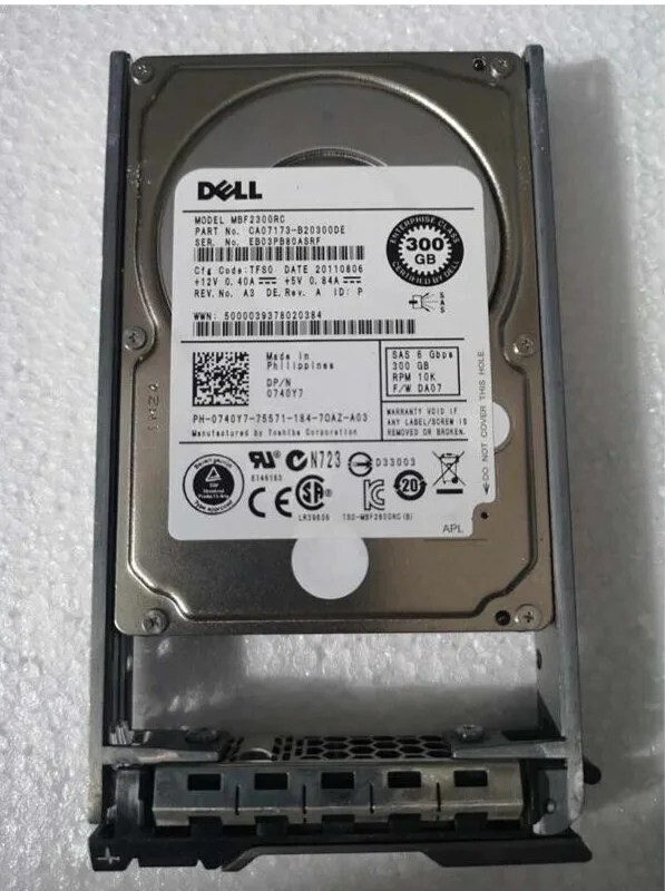 DELL DELL MBF2300RC SAS 300 GB 10K RPM 2.5" accessory — product photo