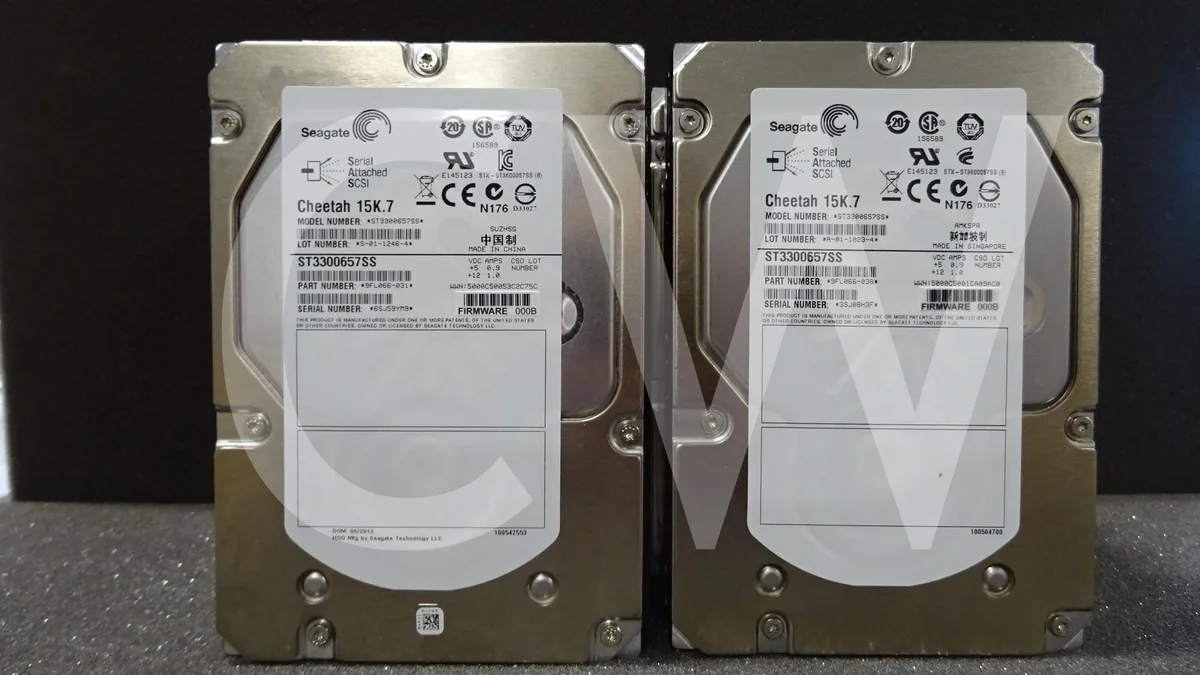Seagate Seagate Cheetah 15K.7 ST3300657SS 300GB 15000RPM SAS 3.5" internal hard drive — product photo