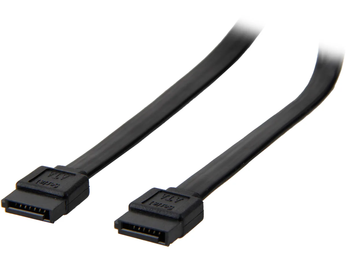 Nippon Labs Nippon Labs SATA3-1.5FT-BK 1.5 ft SATA III cable — product photo