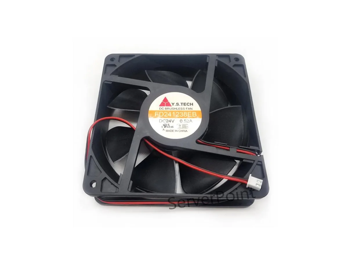 Fans Fans FD241238EB 12038 12cm 24V .52A Dual ball bearing 3000RPM 135CFM case fan — product photo