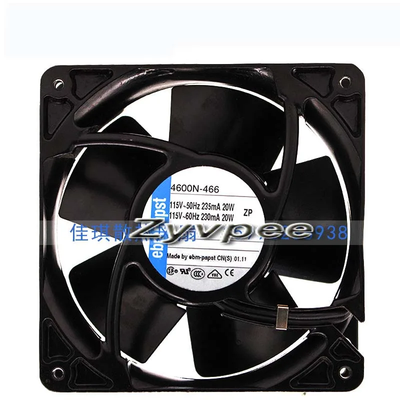 Zyvpee Zyvpee 4600N-466 120x38mm 115V AC case fan — product photo