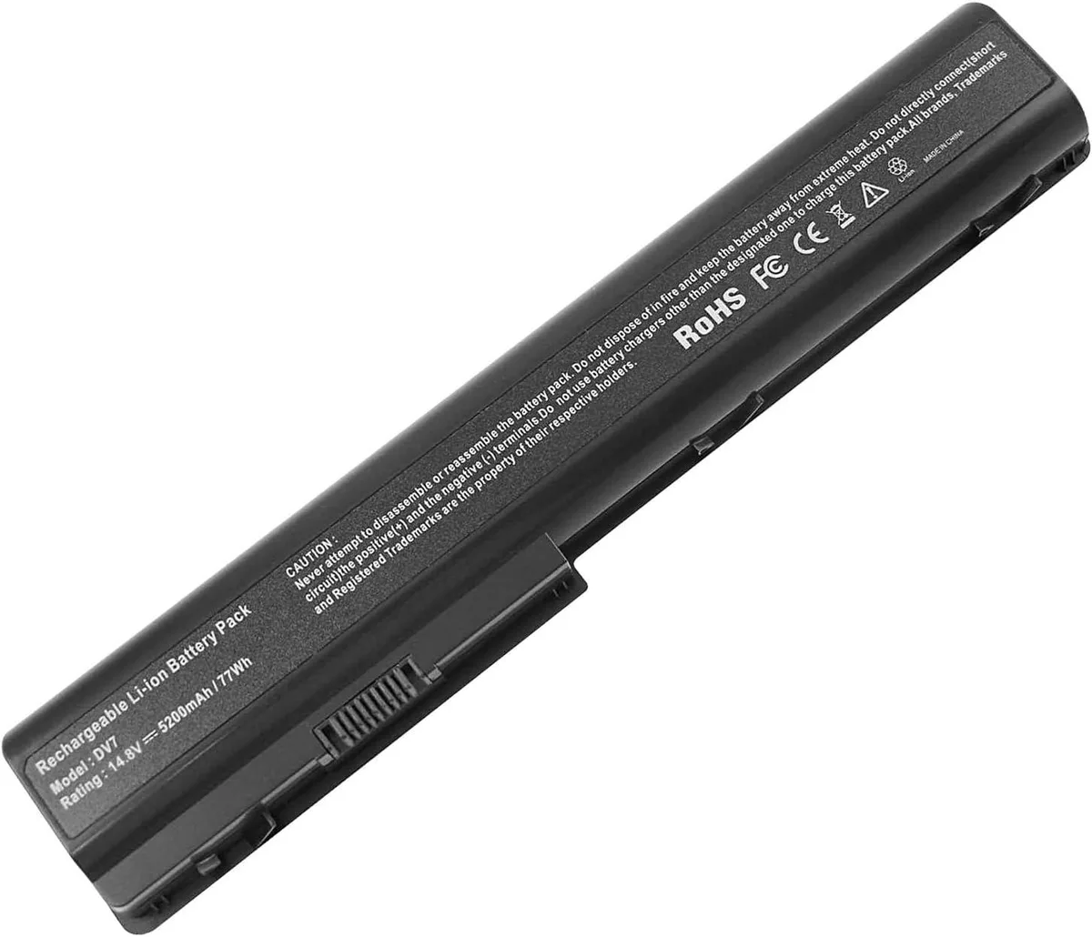 PISKEKAT PISKEKAT 8-Cell 5200mAh 14.8V Li-Polymer Laptop Battery for HP Pavilion DV7 — product photo