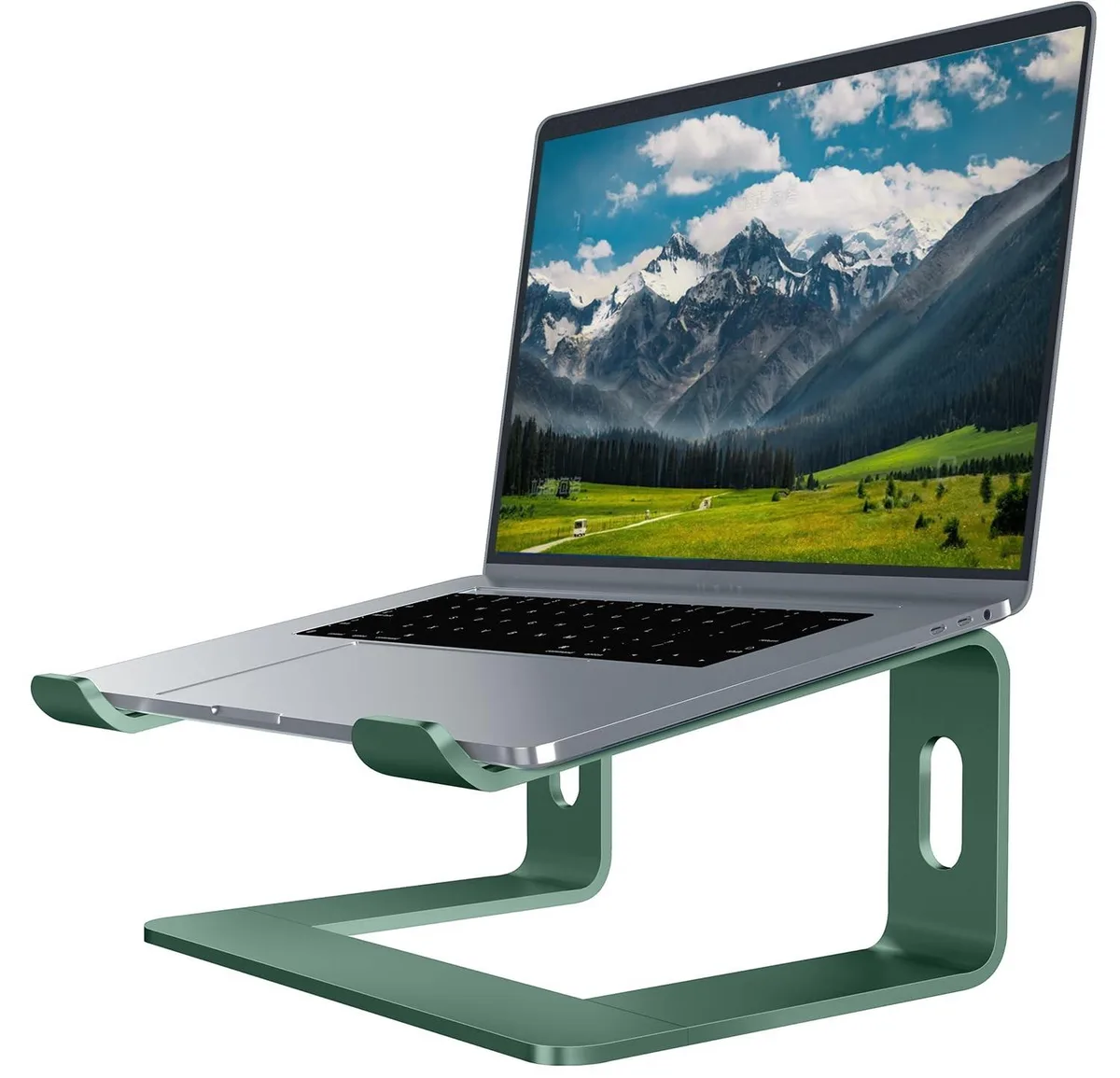 ARENTI ARENTI Laptop Stand Aluminum Green 2 in 1 accessory — product photo