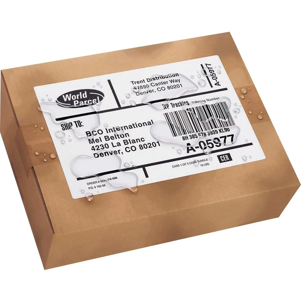 Avery Avery 95526 WeatherProof Mailing Labels TrueBlock White 1000 Box — product photo