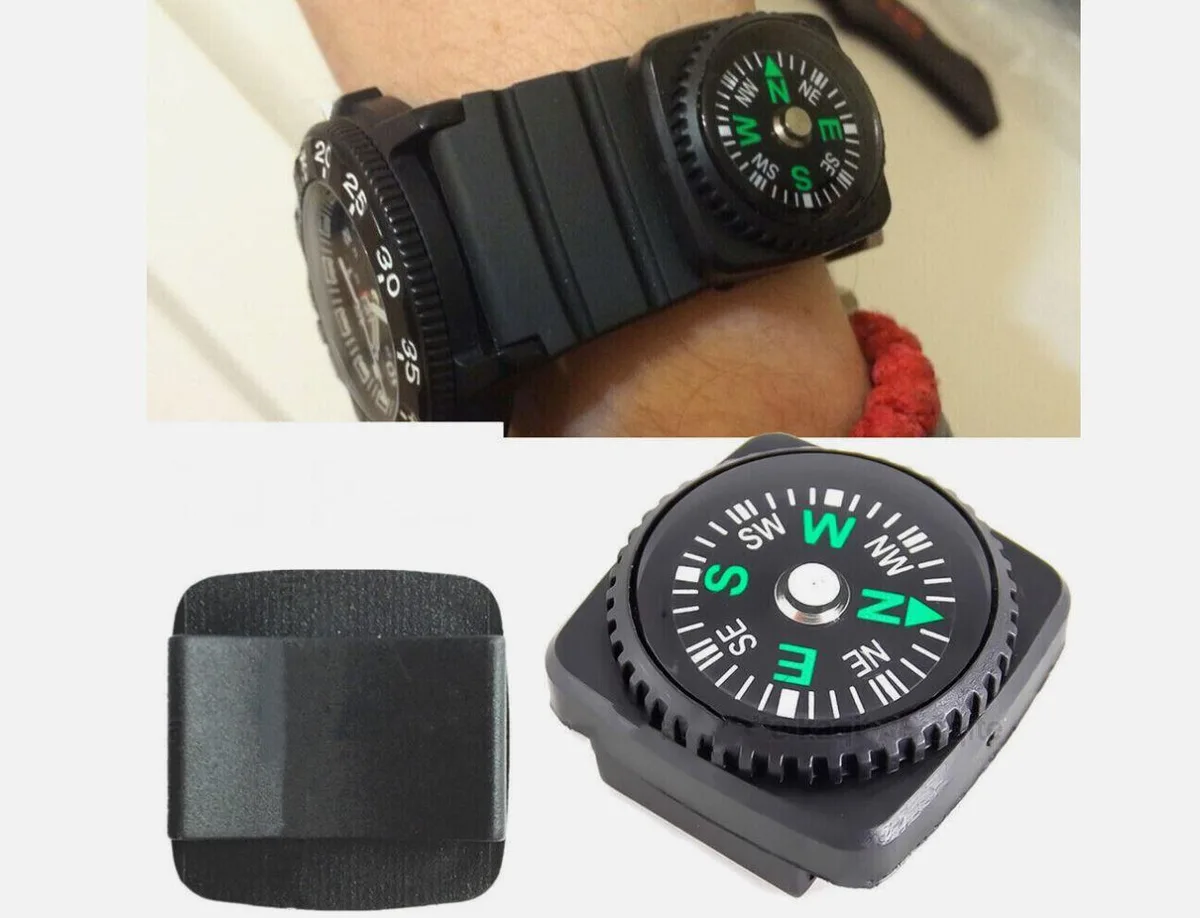 Zoom Zoom 20 mm Slide-On Watch Strap Compass Gadget Black — product photo
