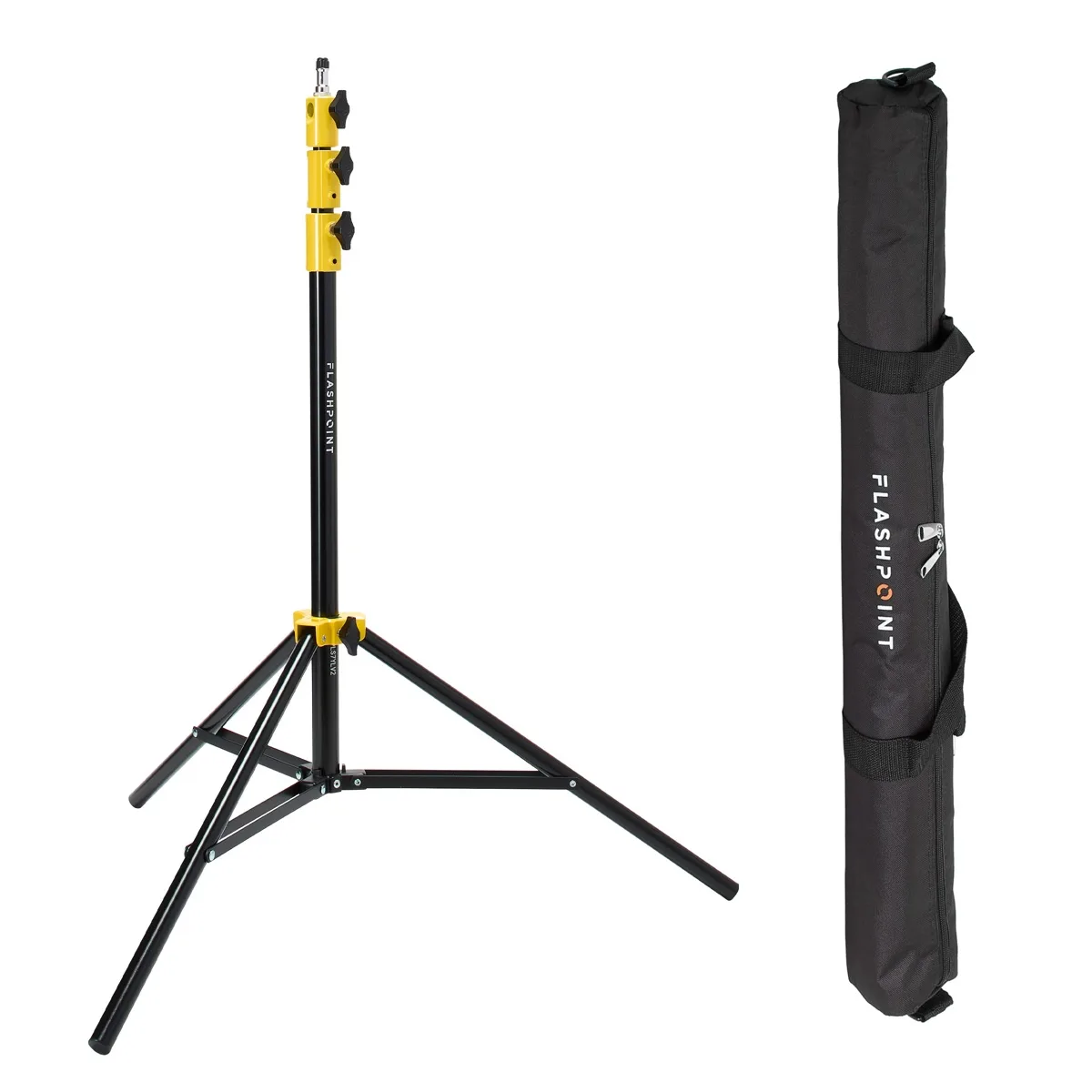 Flashpoint Brand Flashpoint Brand Pro Air-Cushioned Heavy-Duty Light Stand Yellow 7.2 — product photo