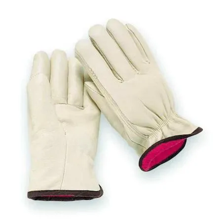 Condor Condor 5AW69 Leather Drivers Gloves Cowhide Shirred Slip-On Straight Thumb Personal Protective Equipment — product photo