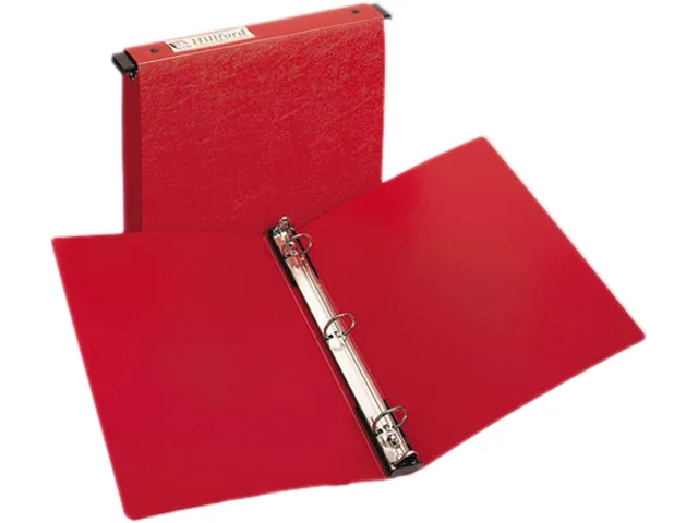 Avery Avery 14803 Hanging File Poly Ring Binder 1" Red 175 sheets — product photo