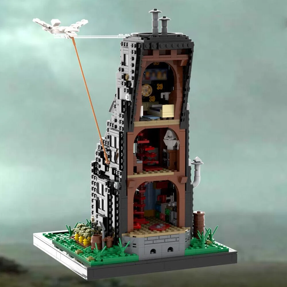 ZITIANYOUBUILD ZITIANYOUBUILD MOC-124089 Cylindrical House 1470 Parts — product photo