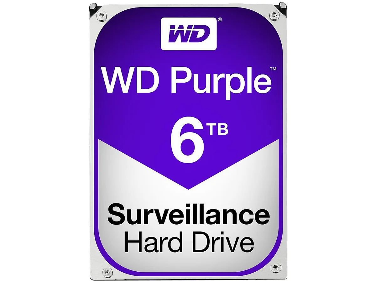 Western Digital Western Digital WD60PURX 6TB 5400 RPM 64MB SATA 3.5" internal hard drive — product photo