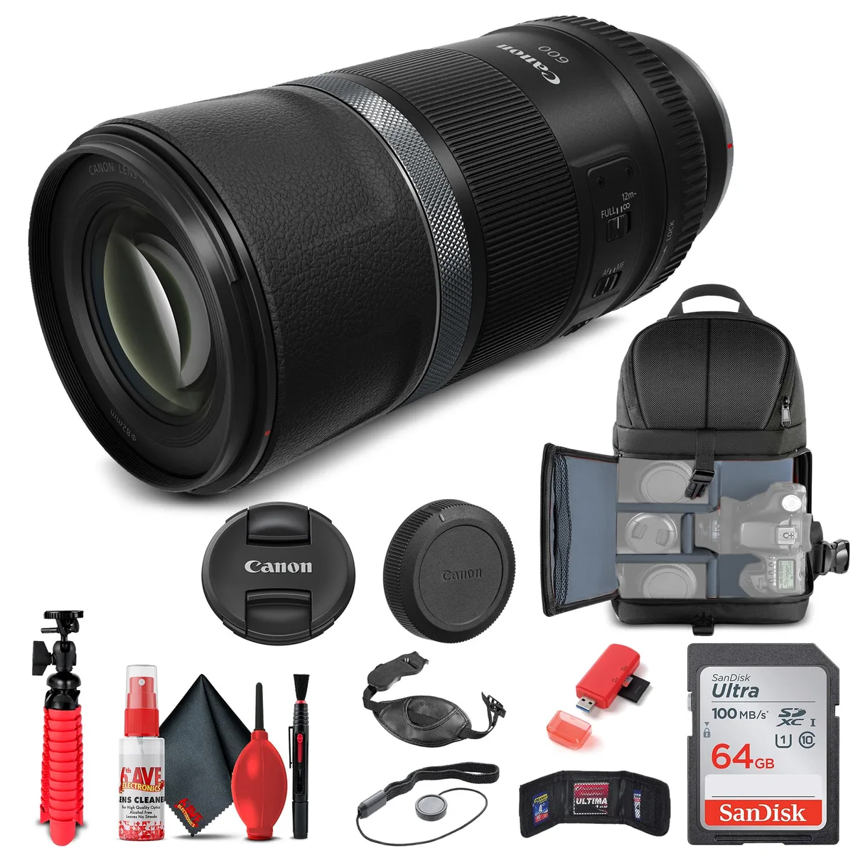 Canon Canon RF 600mm f/11 IS STM Lens Bundle 3986C002 — product photo