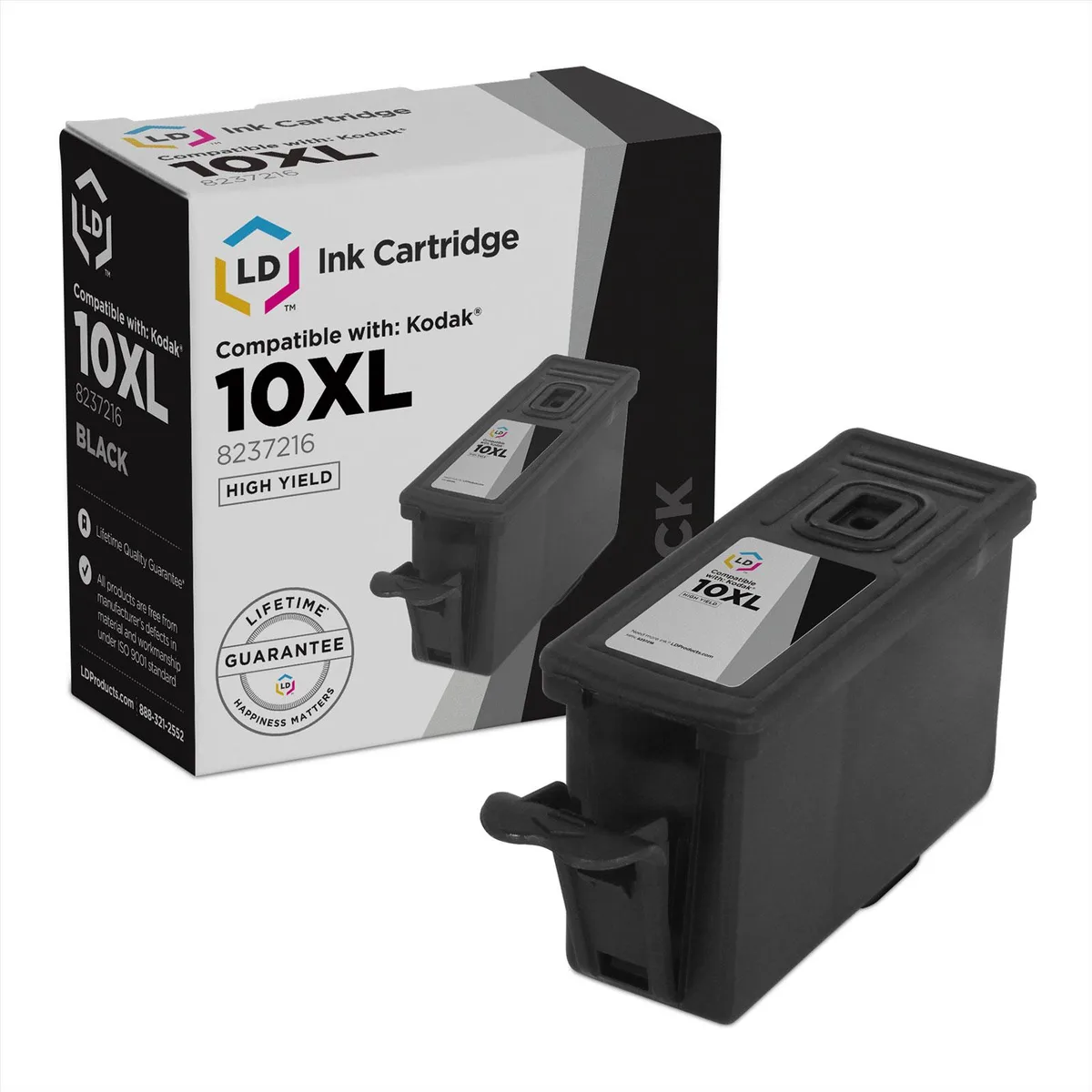 LD Products LD Products Compatible Ink Cartridge for Kodak 10XL 8237216 High Yield Black — product photo