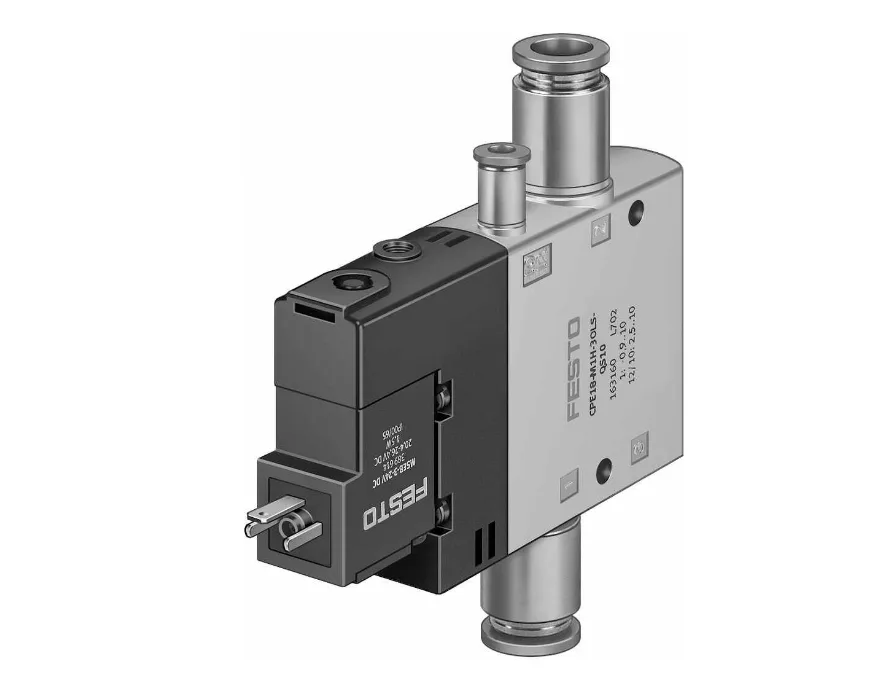 Festo Festo CPE24-M3H-3OLS-QS-10 163844 air solenoid valve — product photo