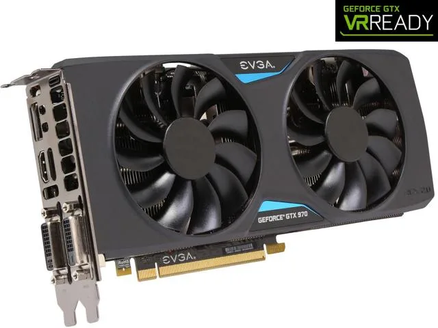 EVGA EVGA GeForce GTX 970 4GB 04G-P4-2976-KR graphics card — product photo