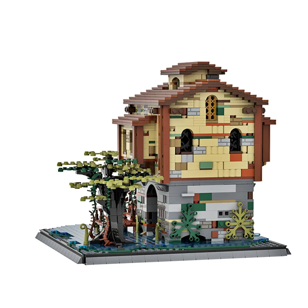 ZITIANYOUBUILD ZITIANYOUBUILD C5286 Mysterious House in the Middle of a Swamp 2593 Parts — product photo