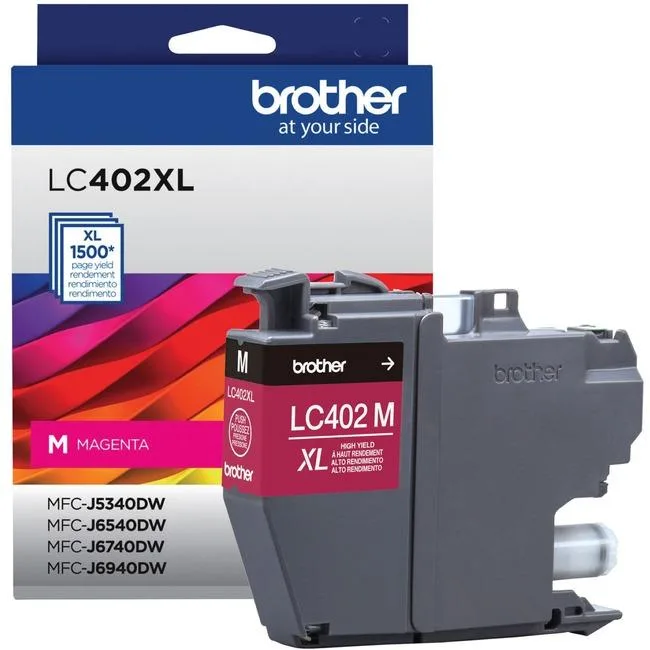 Brother Brother LC402XLMS Magenta High-Yield Ink Cartridge 1500 pages — product photo
