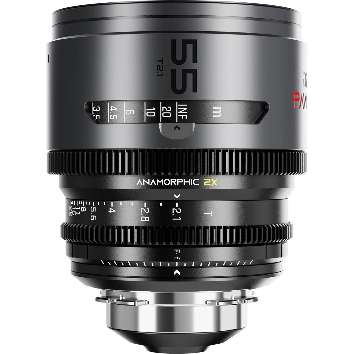 DZOFILM DZOFILM PAVO 55mm T2.1 2x Anamorphic Prime Lens Neutral Coating Feet — product photo