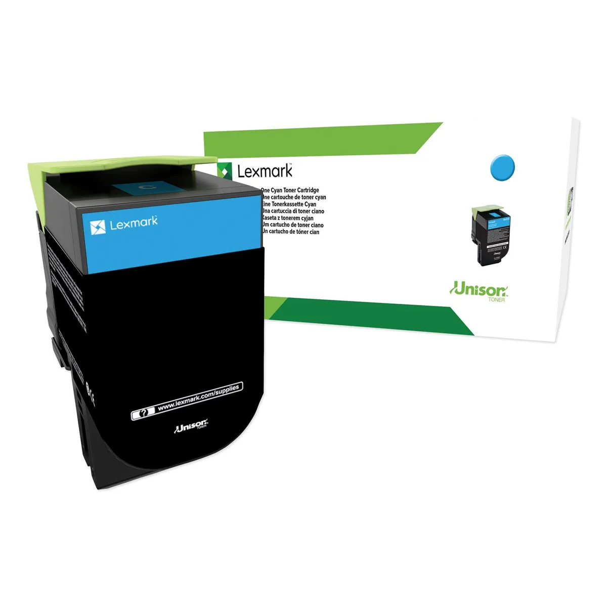 Lexmark Lexmark 24B6008 High-Yield Toner Cyan 3000 Pages — product photo
