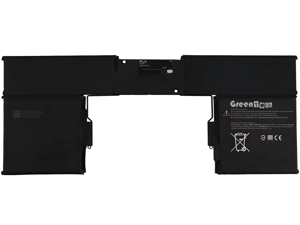 NShi NShi laptop battery 7.57V 60.8Whr 8030mAh 4-cell for Surface Book 1785 — product photo