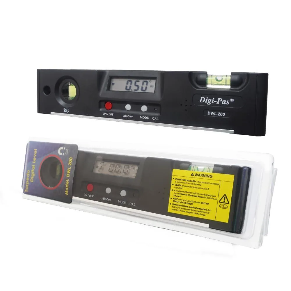 DWL200 Electronic Torpedo Level 0.1° 7 inch — product photo