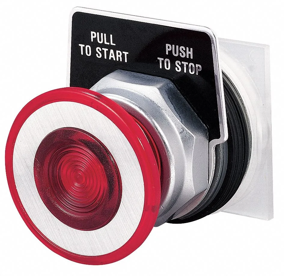 Schneider Electric Schneider Electric 9001KR9P1R 30 mm illuminated push button operator red — product photo